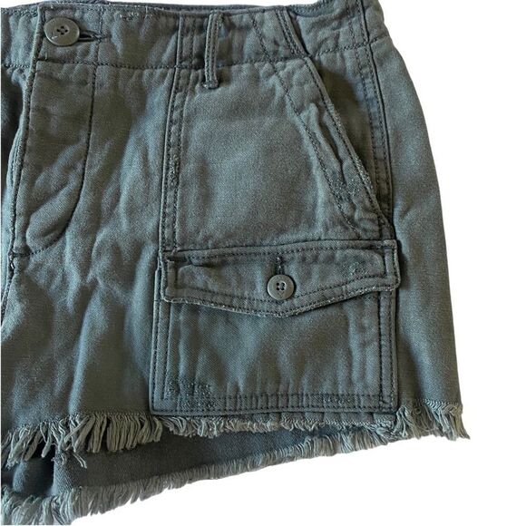 American Eagle Outfitters Army Green Shorts Sz 4 - Picture 4 of 10